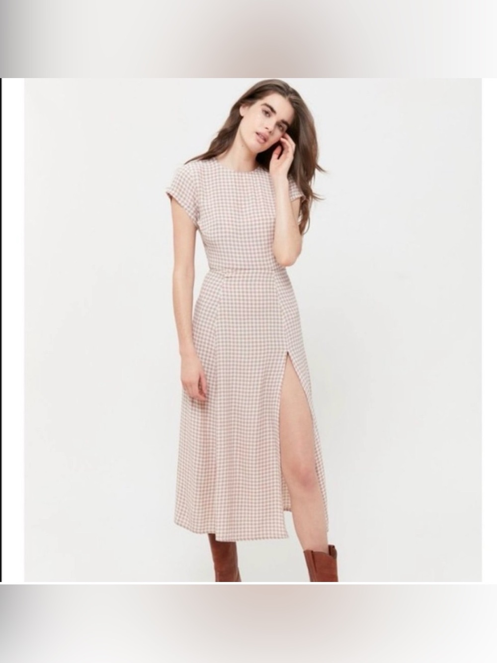 Urban Outfitters Lindsey Backless Midi Dress sz small